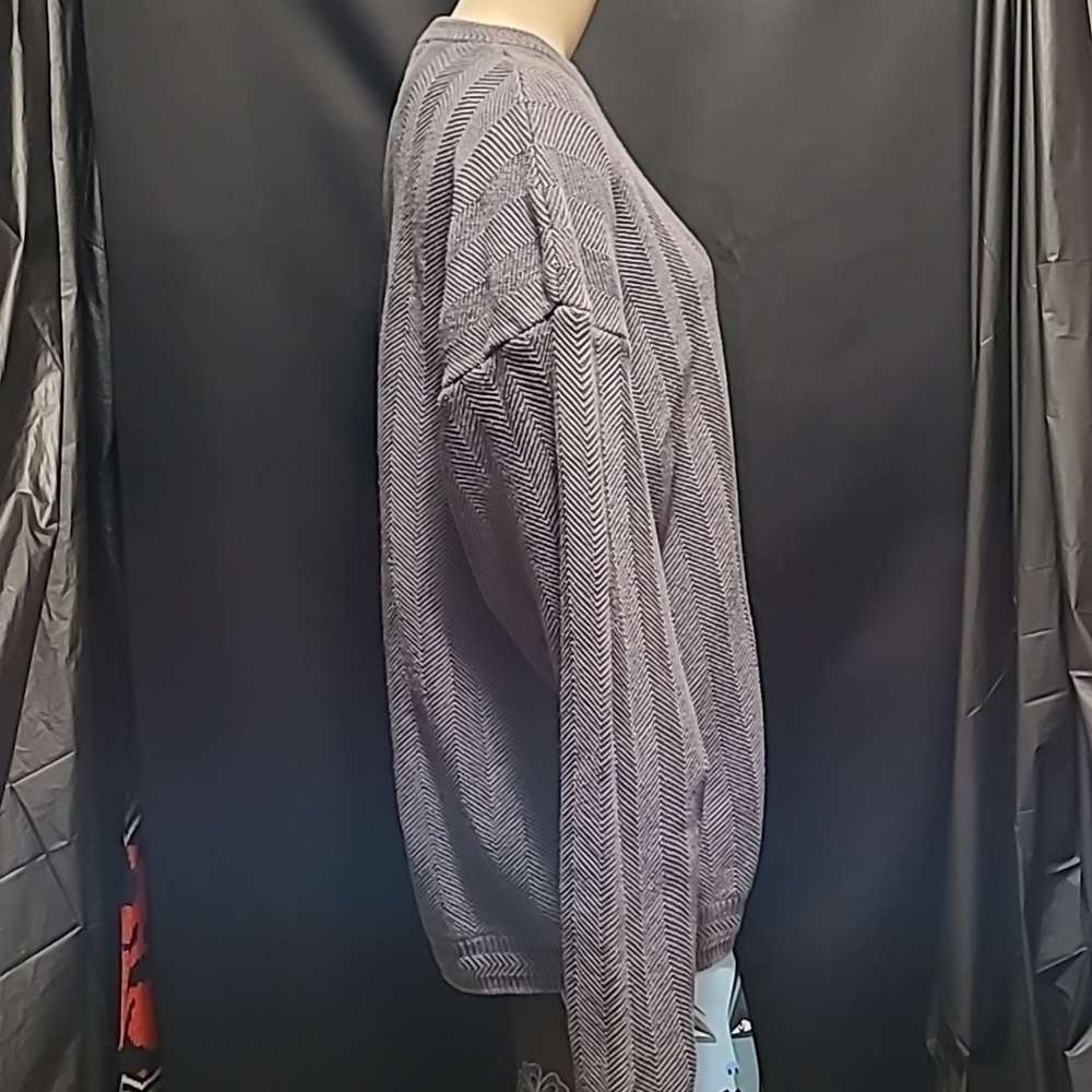 CHAPS Ralph Lauren Men's Gray Sweater Size XL 100% Cotton - Picture 4 of 10